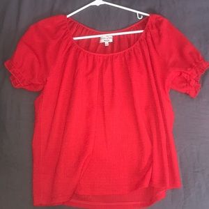 Red madewell top